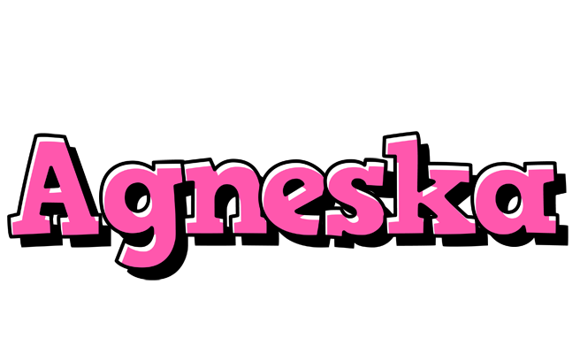 Agneska girlish logo