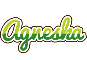 Agneska golfing logo