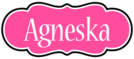 Agneska invitation logo