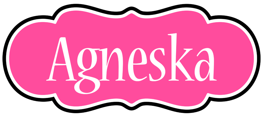 Agneska invitation logo