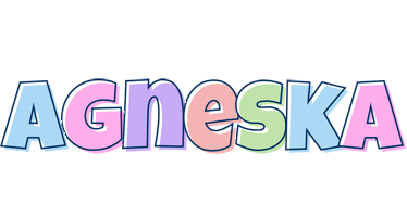 Agneska pastel logo