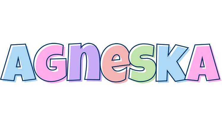 Agneska pastel logo