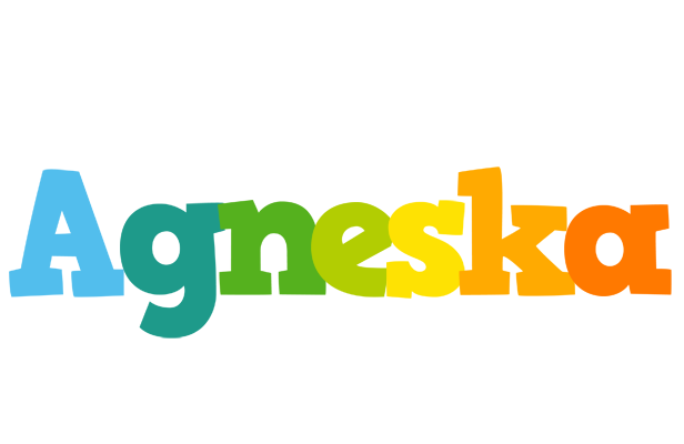 Agneska rainbows logo