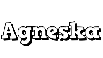 Agneska snowing logo