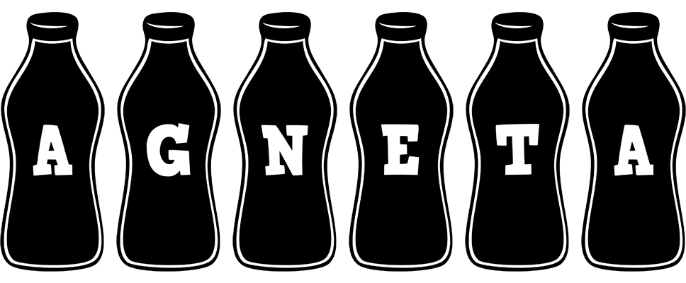 Agneta bottle logo