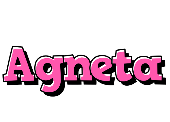 Agneta girlish logo