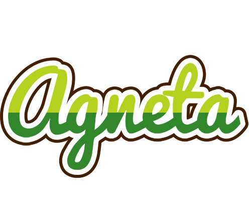 Agneta golfing logo