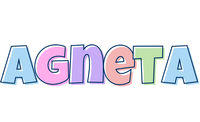 Agneta pastel logo