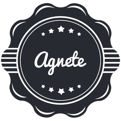 Agnete badge logo