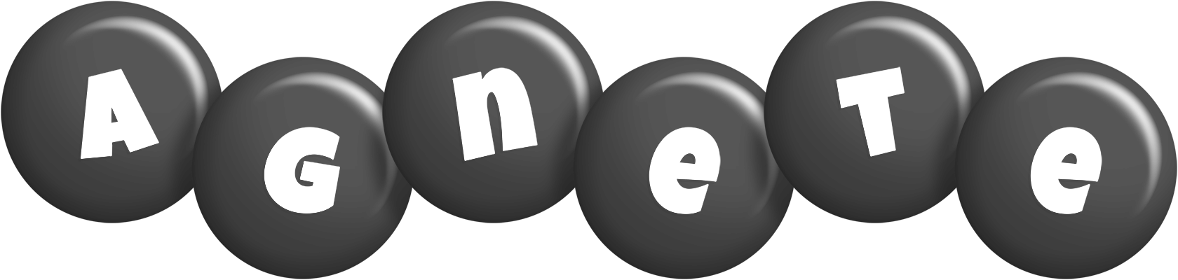 Agnete candy-black logo