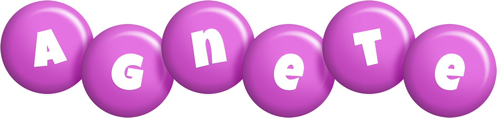 Agnete candy-purple logo