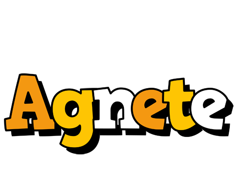 Agnete cartoon logo