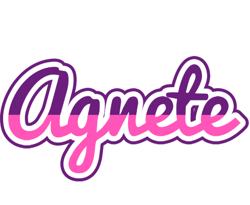 Agnete cheerful logo