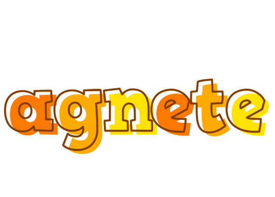 Agnete desert logo