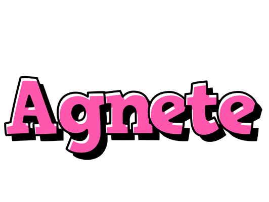 Agnete girlish logo