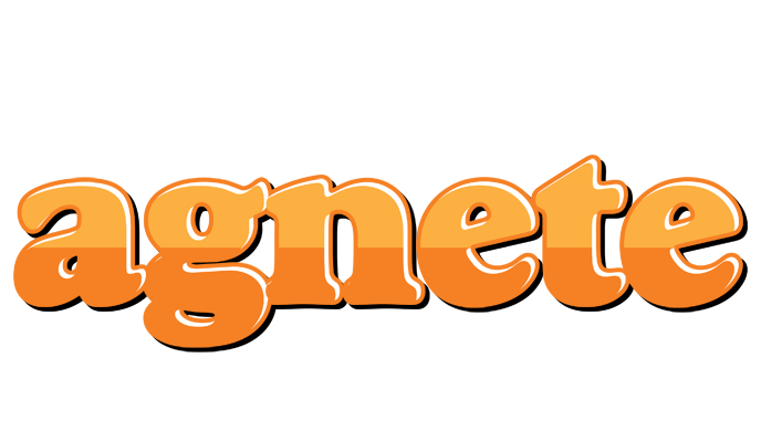 Agnete orange logo
