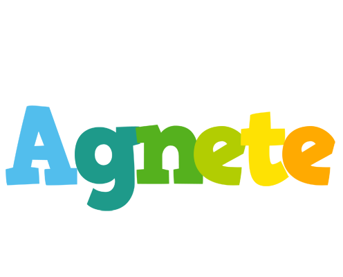Agnete rainbows logo
