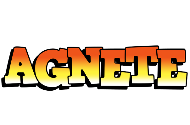 Agnete sunset logo