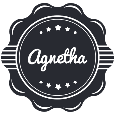 Agnetha badge logo