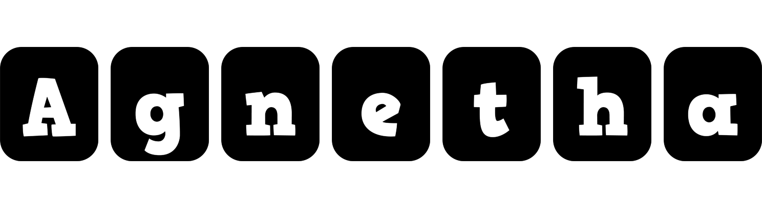 Agnetha box logo