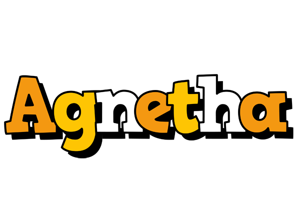 Agnetha cartoon logo