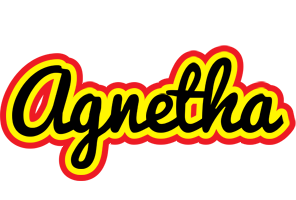 Agnetha flaming logo