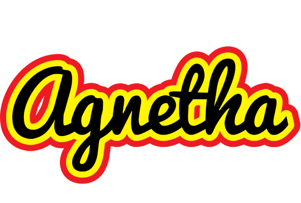 Agnetha flaming logo
