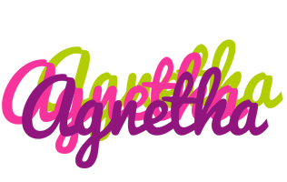 Agnetha flowers logo