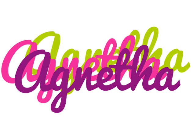 Agnetha flowers logo