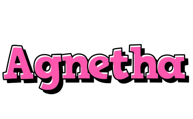 Agnetha girlish logo