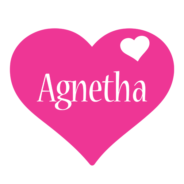 Agnetha love-heart logo