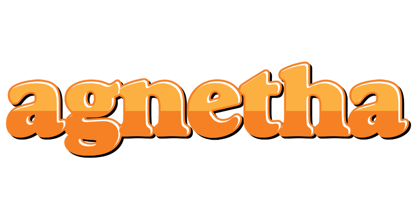 Agnetha orange logo