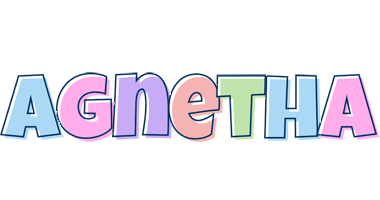 Agnetha pastel logo