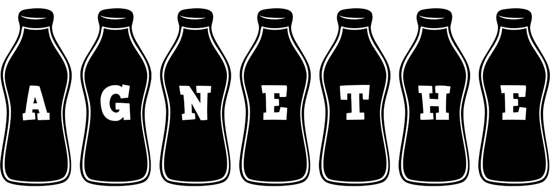 Agnethe bottle logo