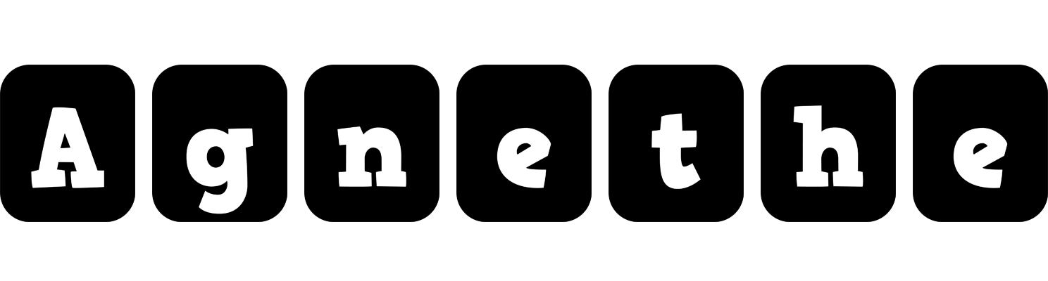 Agnethe box logo
