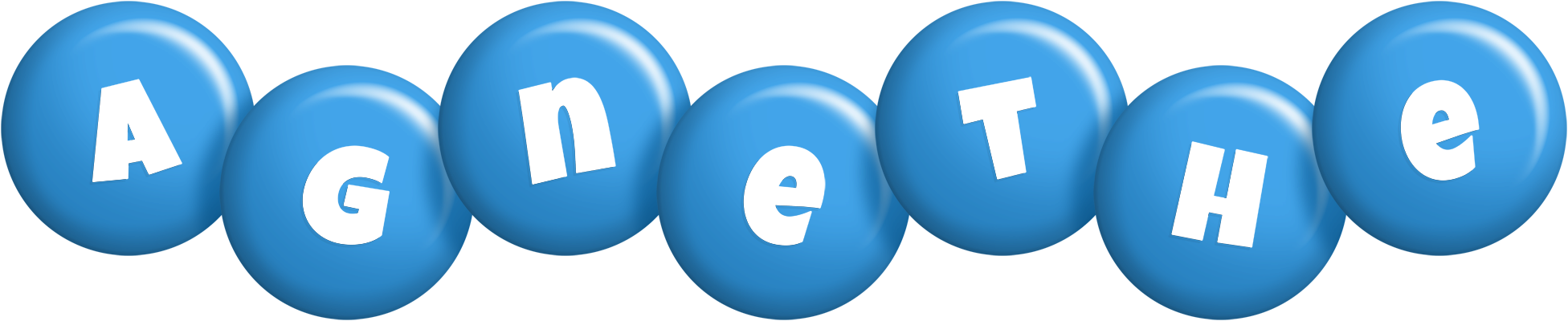 Agnethe candy-blue logo