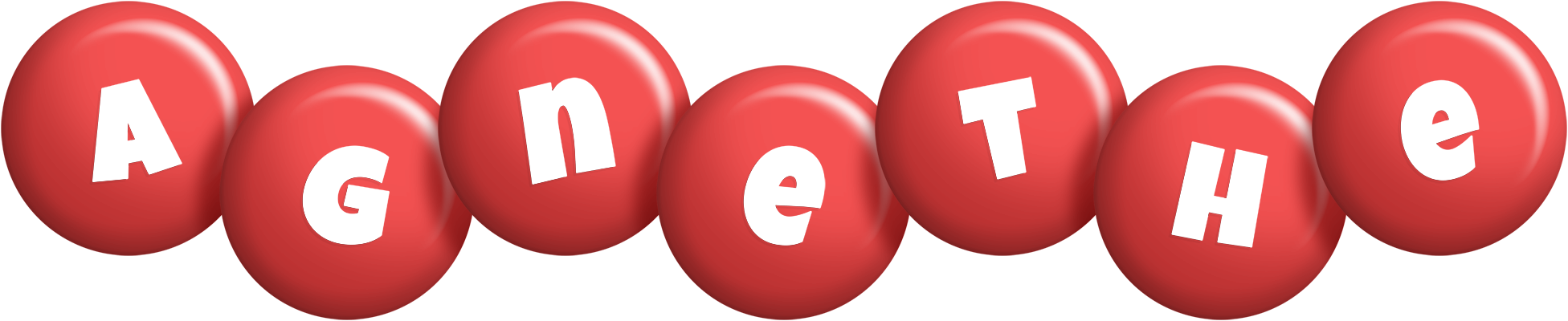Agnethe candy-red logo