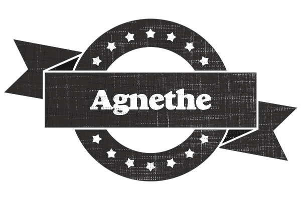 Agnethe grunge logo