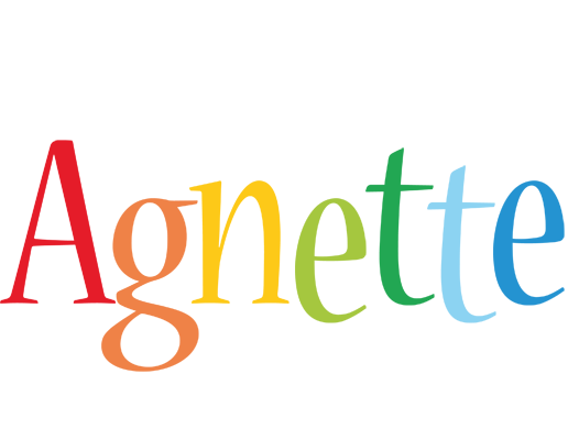 Agnette birthday logo