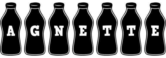 Agnette bottle logo