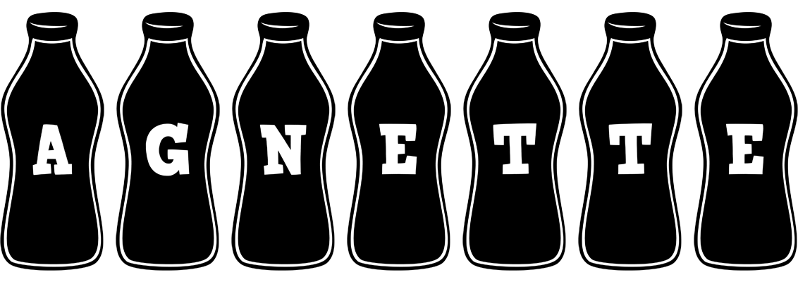 Agnette bottle logo