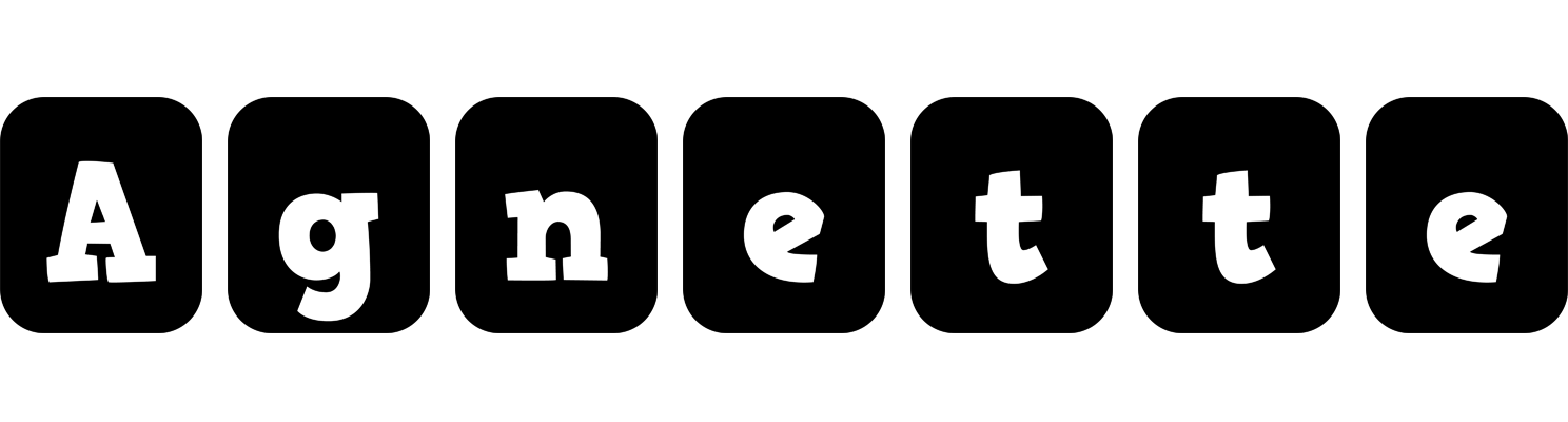 Agnette box logo