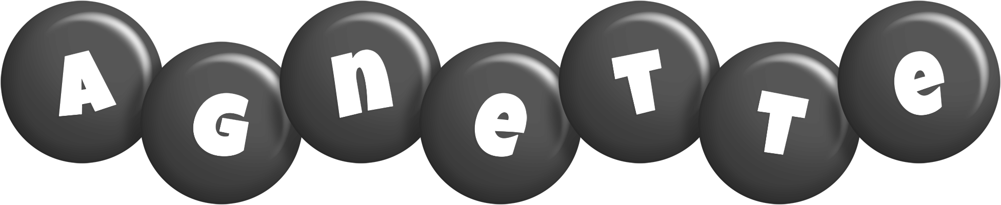 Agnette candy-black logo