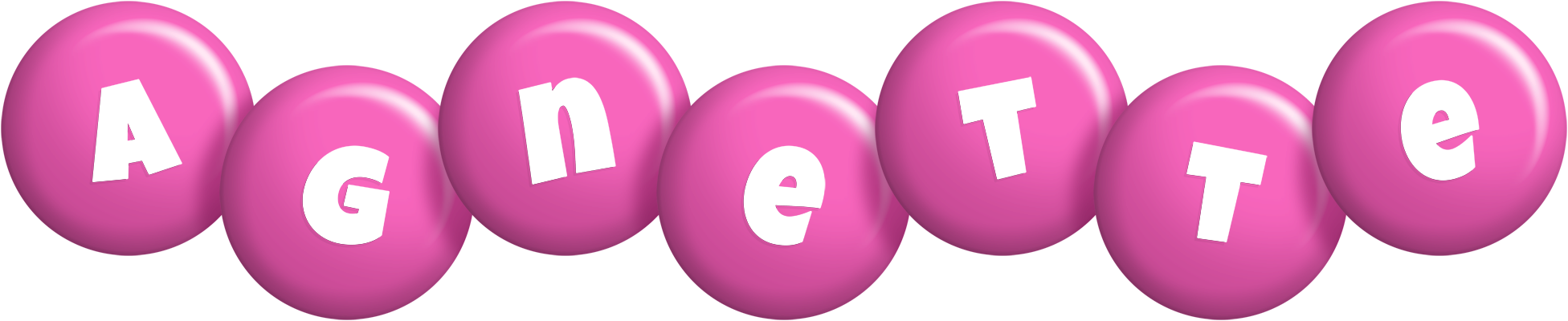 Agnette candy-pink logo