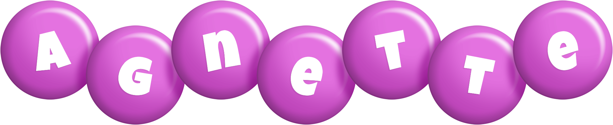 Agnette candy-purple logo