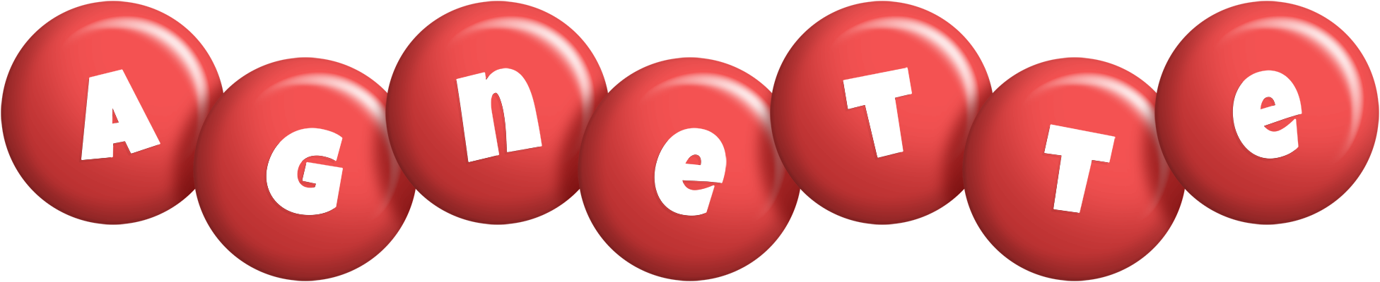Agnette candy-red logo