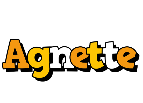 Agnette cartoon logo