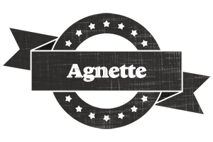 Agnette grunge logo