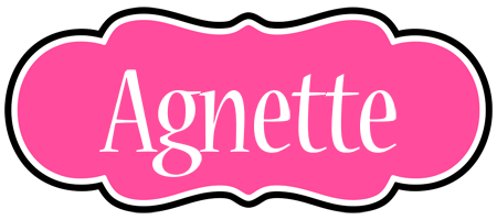 Agnette invitation logo