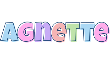 Agnette pastel logo